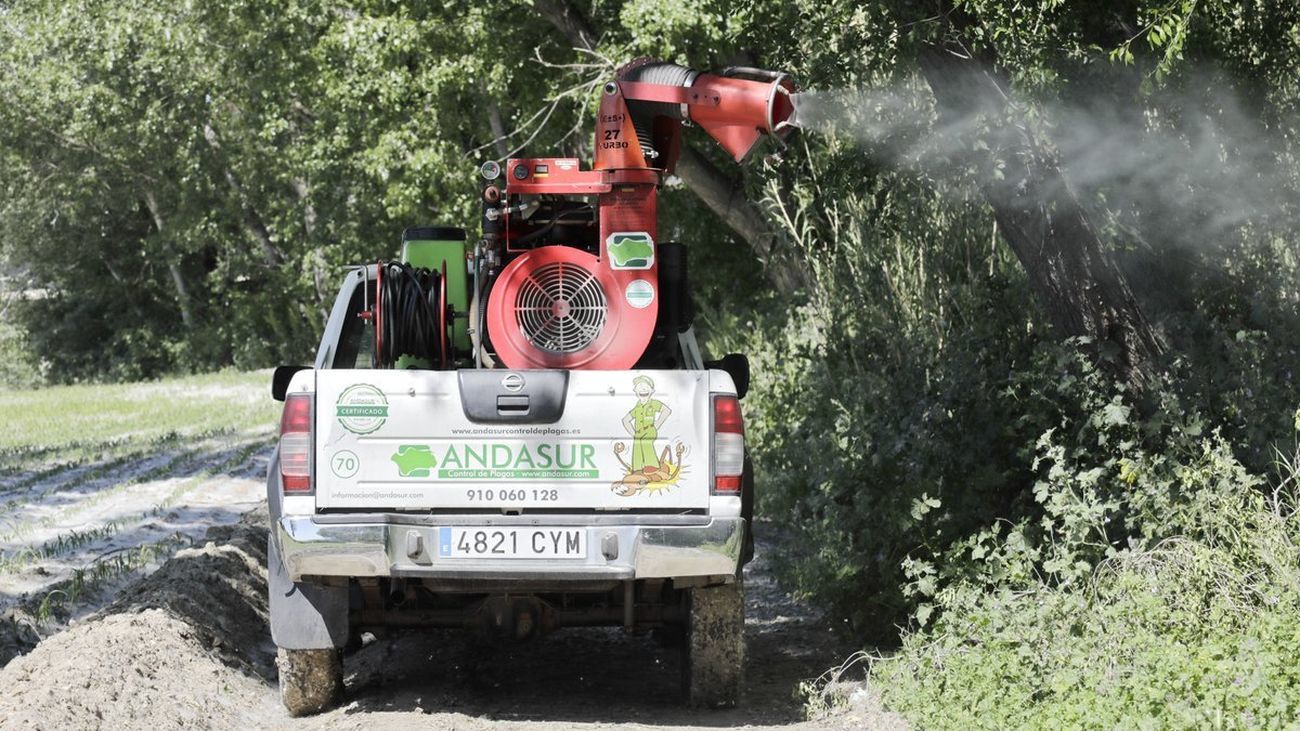 Fumigación en el entorno de Getafe