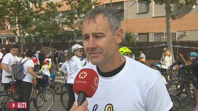 Marcha en Bicicleta en Pinto a favor de la investigación del cáncer infantil