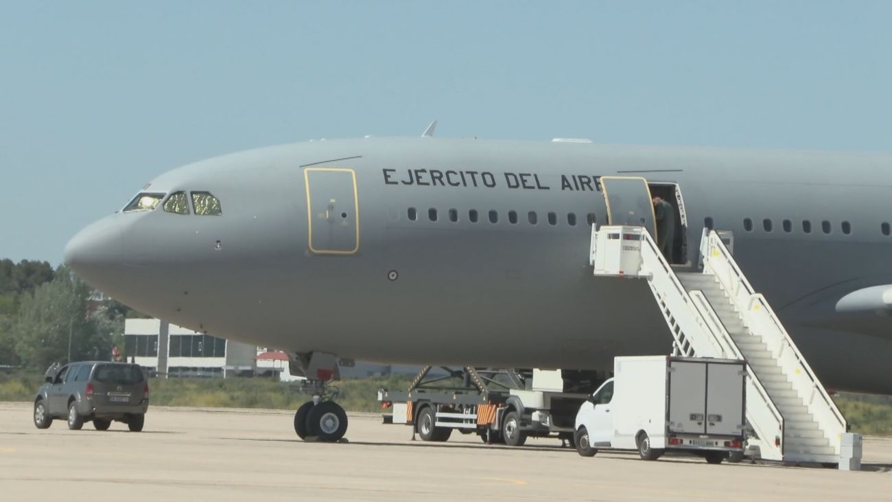 Avión del Ejército español que repatriará a un español enfermo en Tailandia