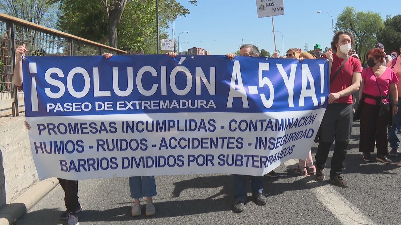 Vecinos de Aluche y Campamento exigen soterrar la A-5 hasta Avenida de los Poblados
