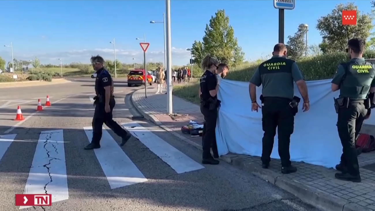 Muere ciclista en Villanueva de la Cañada tras impactar con una señal