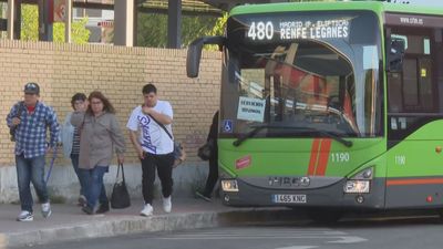 Huelga indefinida desde este lunes en autobuses Martín, que opera en el sur de Madrid