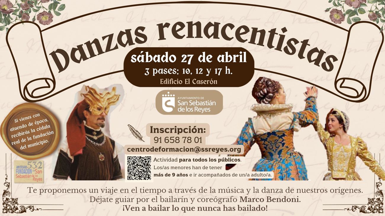 Danzas renacentistas en San Sebastián de los Reyes