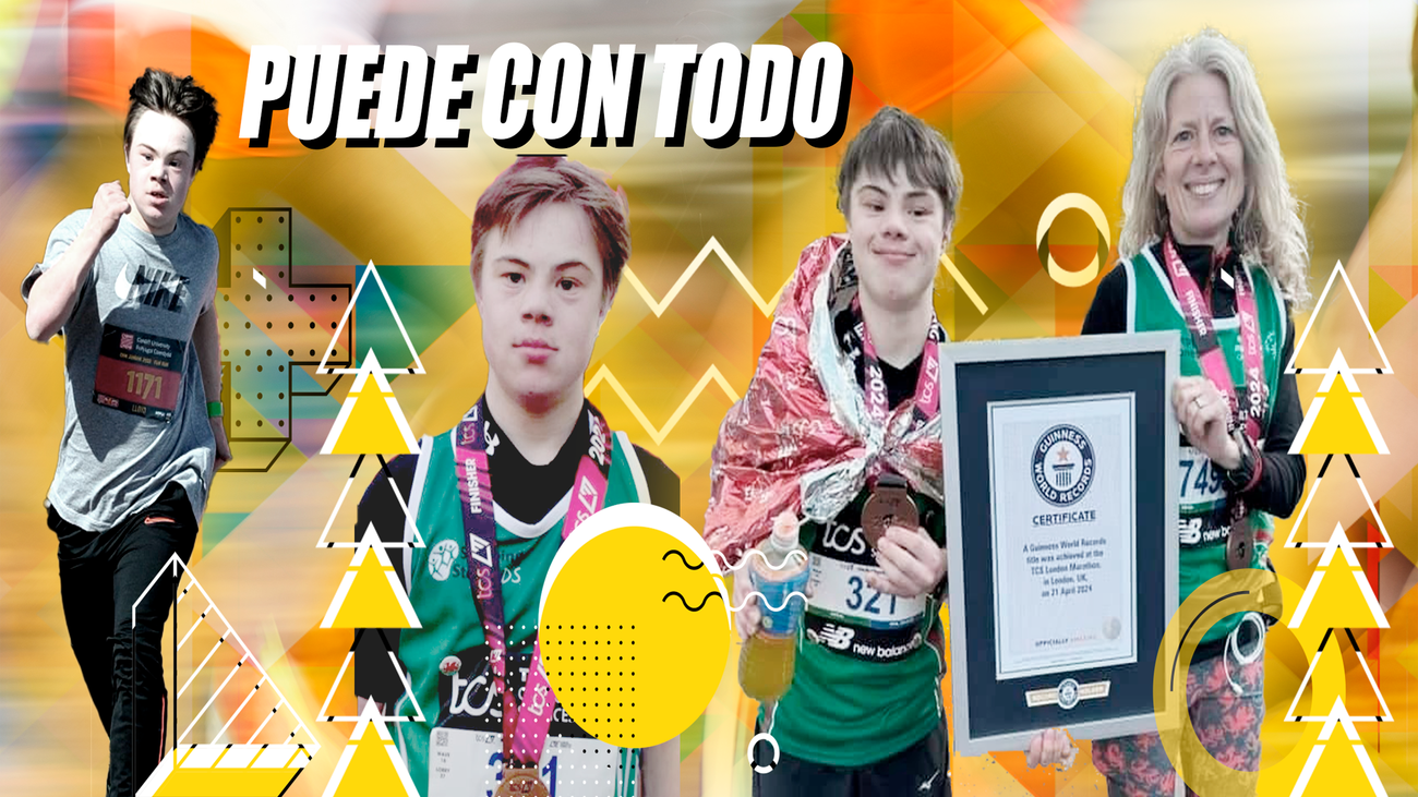 Lloyd Martin, el más joven atleta con síndrome de Down en completar un maratón