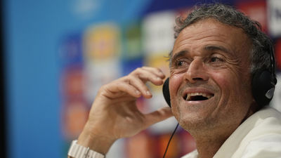 Luis Enrique bromea para negarse a responder sobre Mbappé