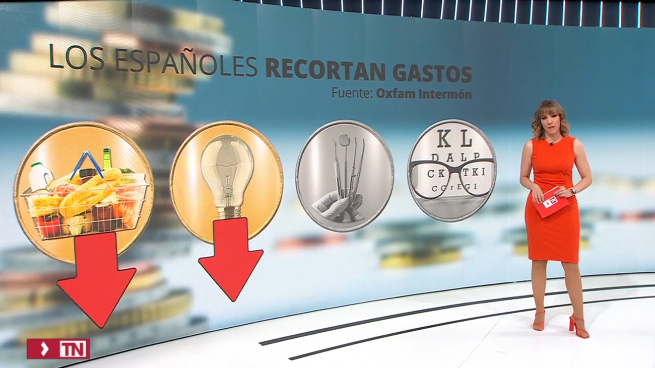 Más del 50% de los españoles ha recortado sus gastos en energía o alimentación por la inflación, según Oxfam Intermón