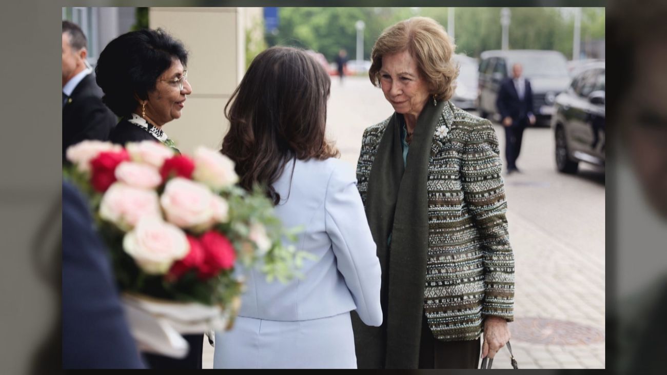 La reina Sofía reaparece públicamente en Cracovia tras su alta hospitalaria