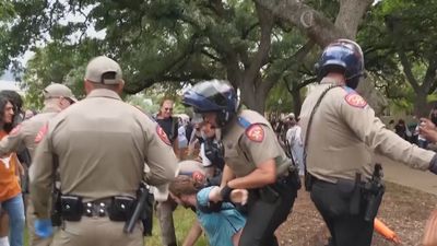 Más de cien personas detenidas en la Universidad del Sur de California durante una protesta a favor de Palestina