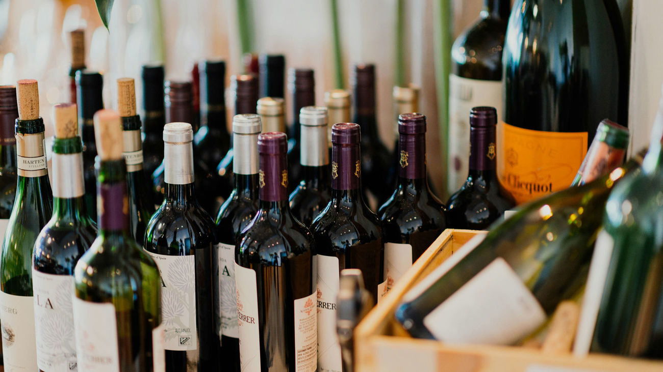 Botellas de vino