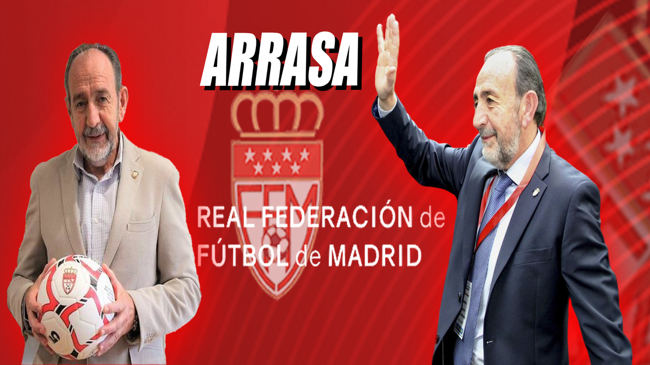 Paco Díez, reelegido presidente de la Federación Madrileña de Fútbol por unanimidad