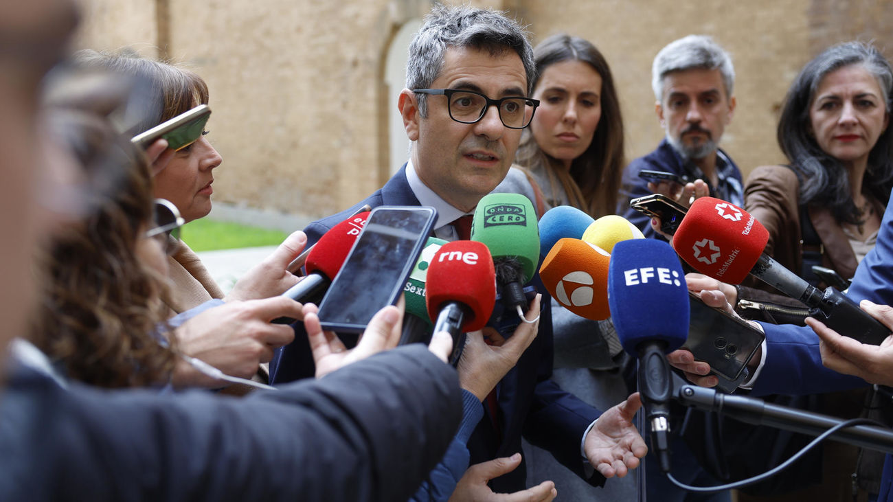 Bolaños: "No estamos en ningún otro escenario que el que Sánchez siga siendo presidente"