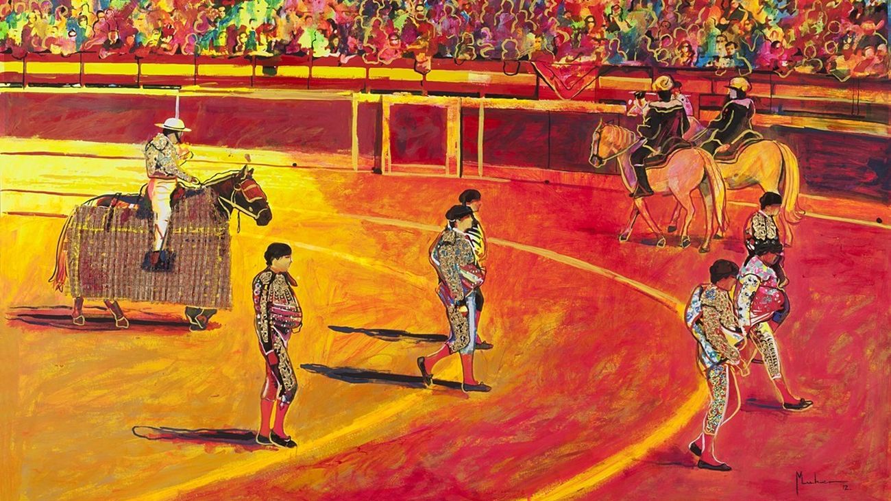 Exposición 'Flores y feria' en Casa de Vacas