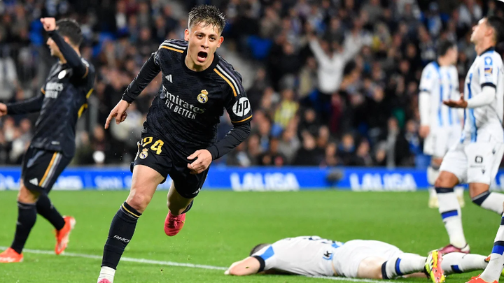 Guler ante la Real Sociedad / REAL MADRID