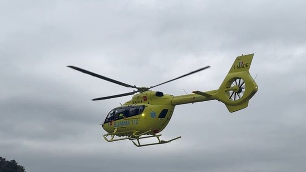 Helicóptero del SUMMA 112