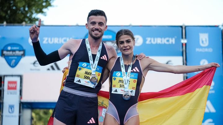 Carlos Mayo y Águeda Marqués / MARATON DE MADRID