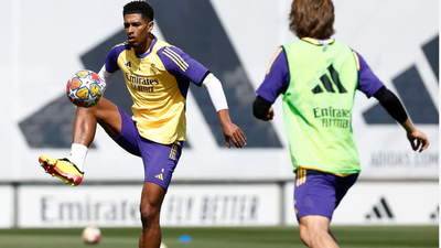 El Real Madrid completa su último entrenamiento antes de viajar a Múnich