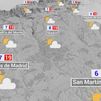 El tiempo en Madrid este lunes: lluvias débiles y temperaturas en ligero ascenso