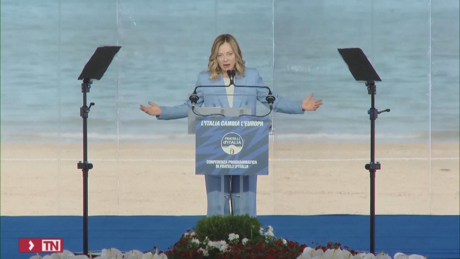 Meloni anuncia su candidatura a las elecciones europeas como un plebiscito a su gestión