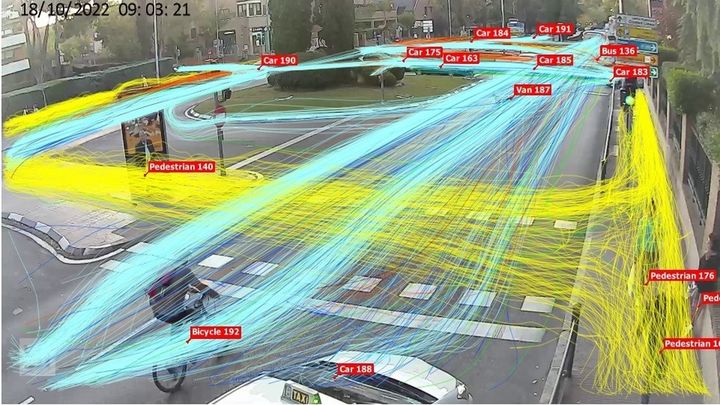 Las 56 cámaras con IA que controlan el tráfico en Madrid: ejes clave de la ciudad, atascos y giros indebidos
