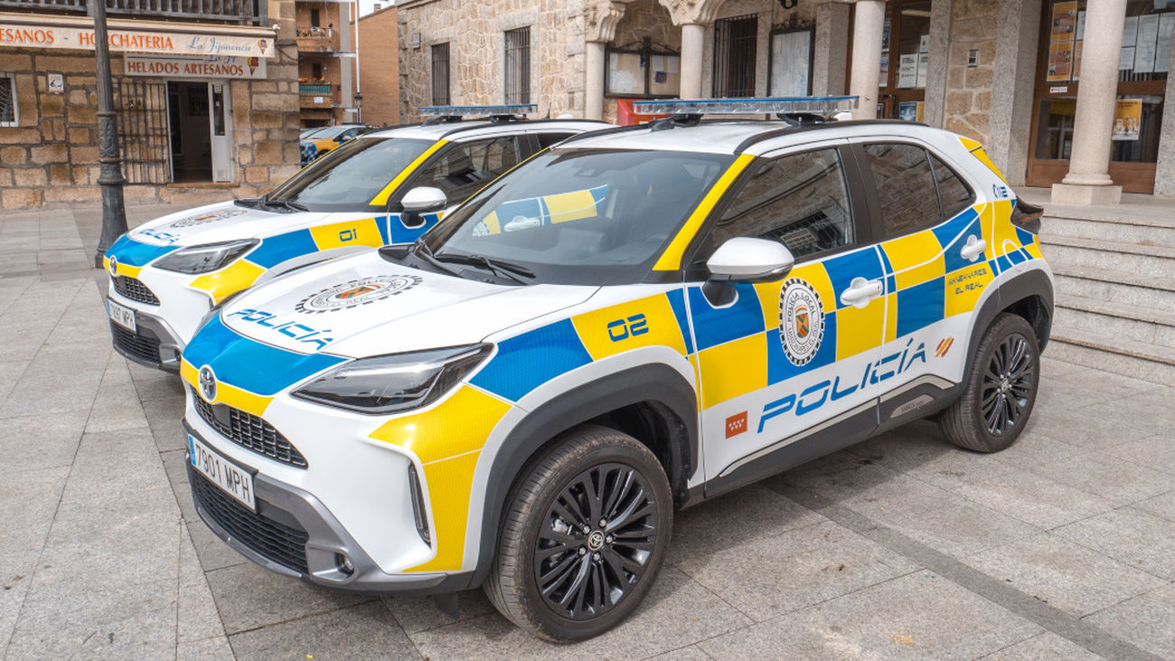 Nuevos coches de la Policía Local de Manzanares El Real