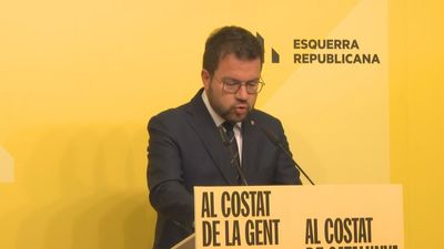 Aragonès acusa a Sánchez de hacer una “comedia” y un “acto electoral” que ha durado “cinco días”
