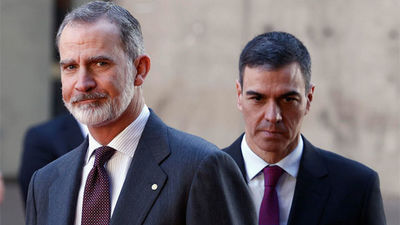 Sánchez acudió a la Zarzuela a informar al Rey de su decisión