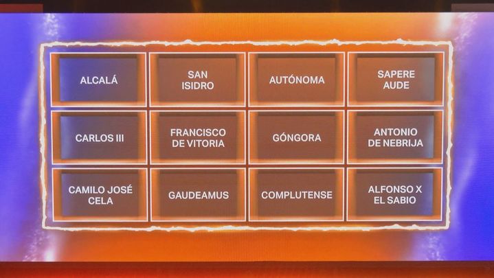 Panel Universidades de Madrid / Telemadrid