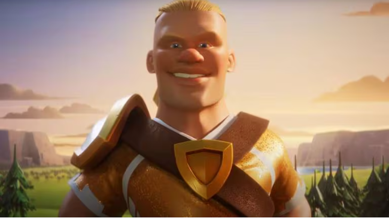 Erling Haaland será el Rey Bárbaro de Clash of Clans