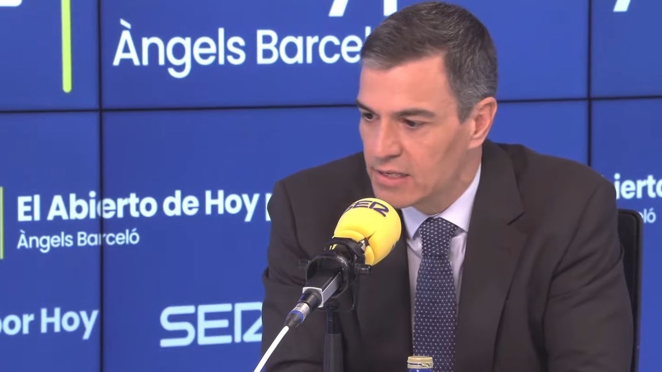 Pedro Sánchez en la Cadena Ser