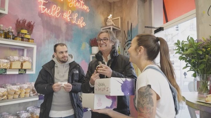 Rollito de canela de 'Holy Grain Bakery' / Telemadrid