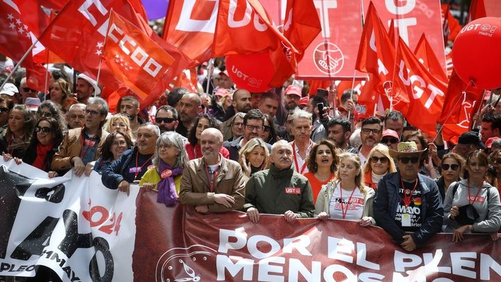 Gobierno y sindicatos comparten el mismo discurso en el Primero de Mayo