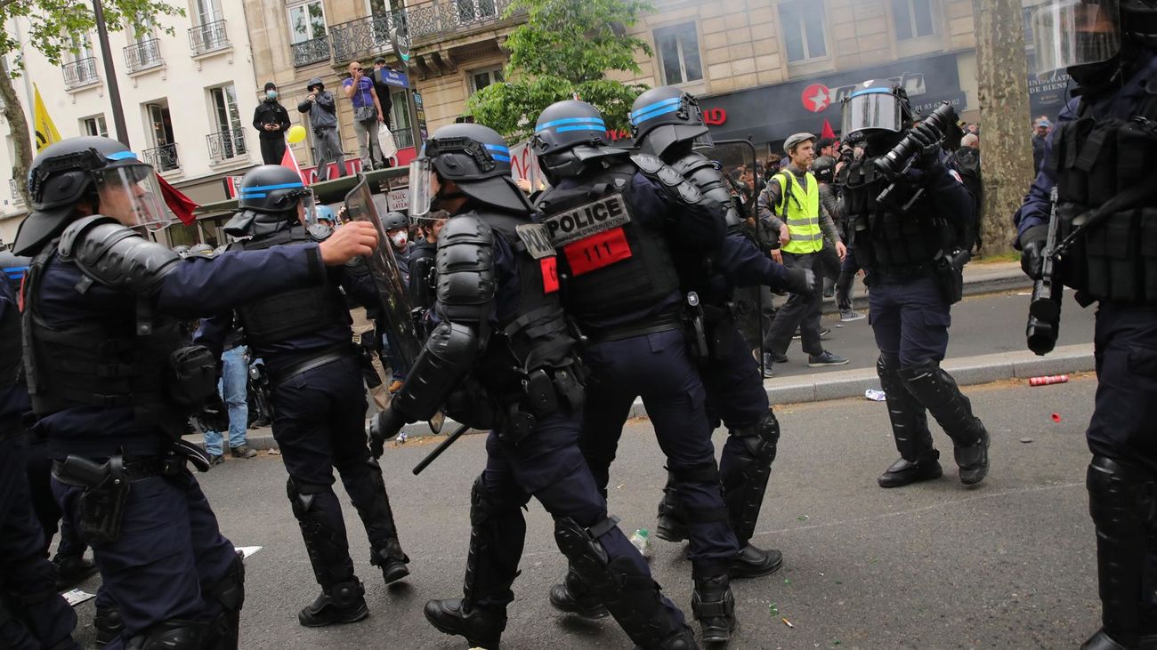 Manifestaciones del 1 de Mayo en Francia