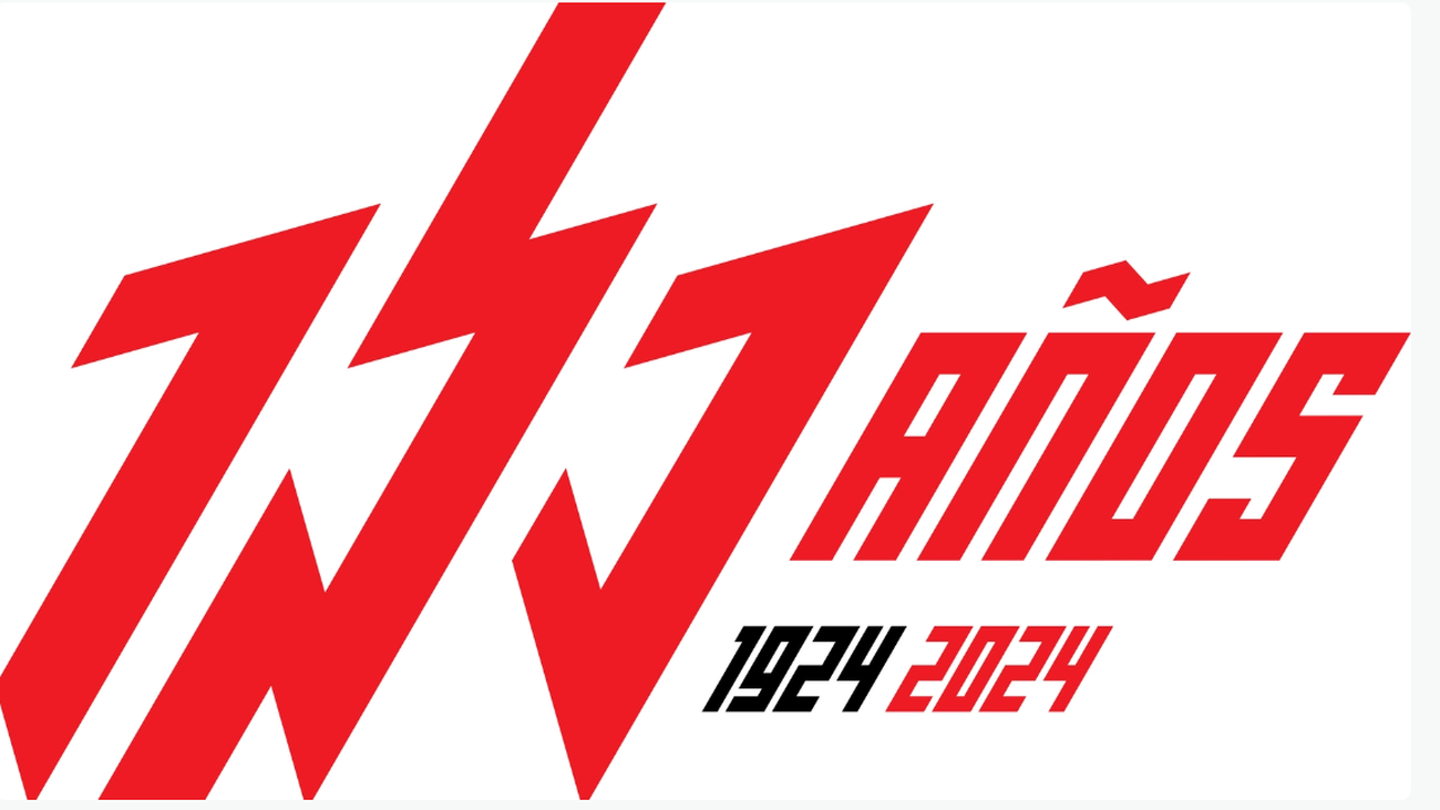 Logo del centenario del Rayo Vallecano