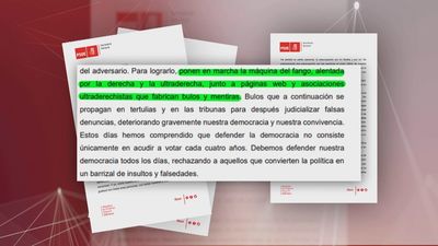 Pedro Sánchez vuelve a atacar a páginas web mediante una carta a sus militantes