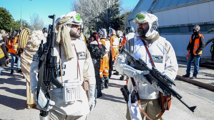 Fuerzas dela 'Alianza Rebelde' en Aluche / EUROPA PRESS