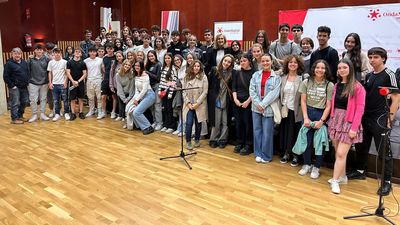 La olimpiada del saber: IES  Rayuela (Móstoles) e IES Príncipe Felipe (Barrio del Pilar) 04.05.2024