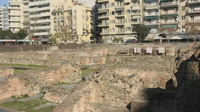 El palacio de Cayo Galerio, unas impresionantes ruinas en pleno centro de Tesalónica