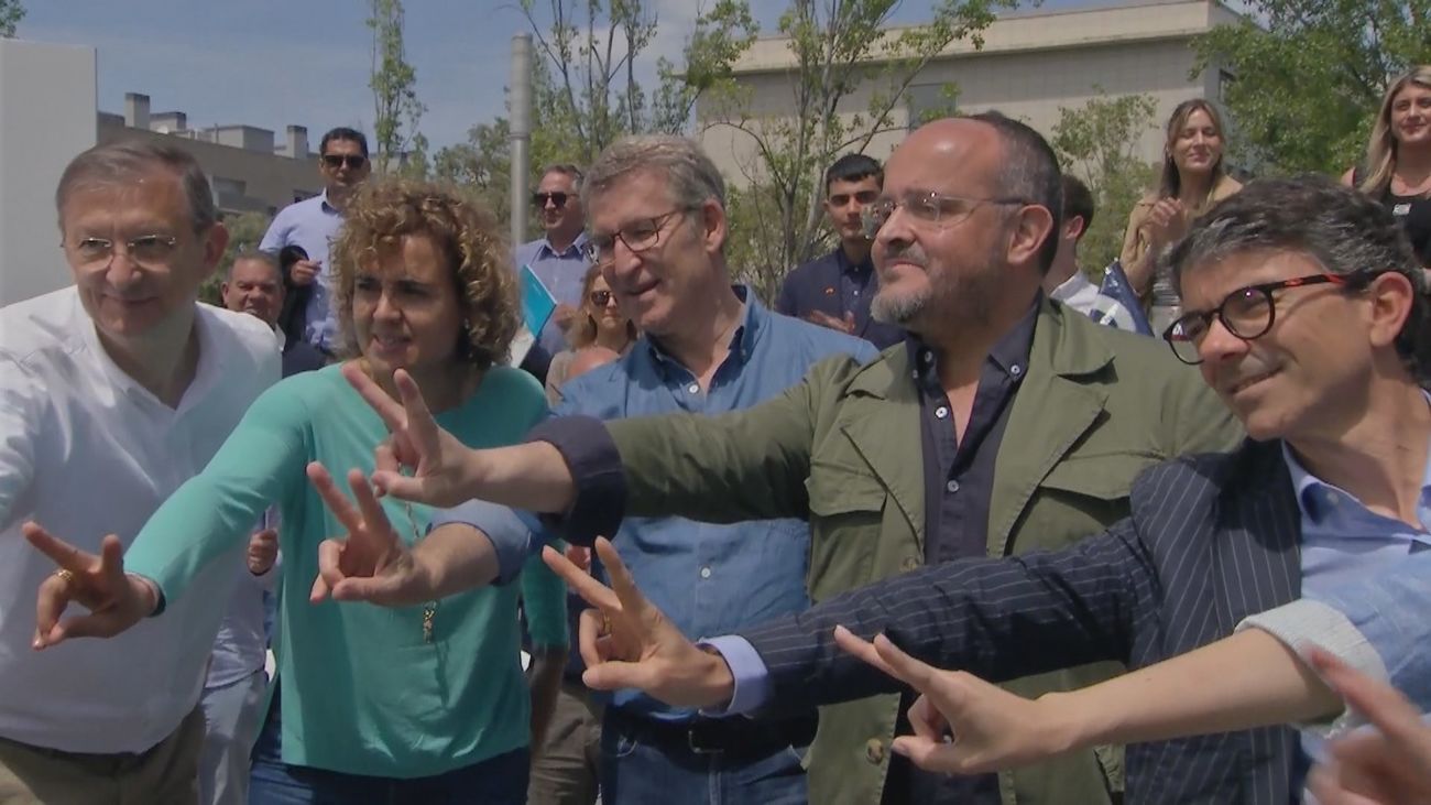 Último domingo de campaña electoral en Cataluña con todos los líderes nacionales salvo Pedro Sánchez