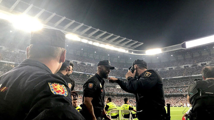 Dispositivo de Seguridad en el Bernabéu por la Champions