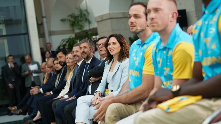 Isabel Díaz Ayuso con el CD Ilunion / COMUNIDAD DE MADRID