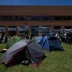 Unos 200 estudiantes acampan en la Complutense para pedir el fin de la guerra en Gaza
