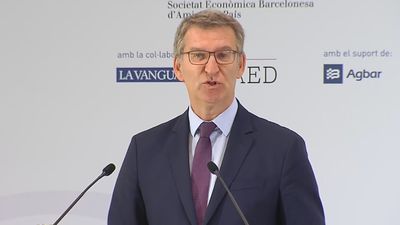Feijóo erige al PP como el cambio ante el "tripartito del 'procés'" de PSC, Junts y ERC