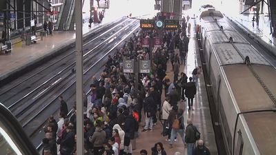 Los trenes de Cercanías Madrid recuperan la frecuencia de paso tras el corte entre Atocha y Vallecas