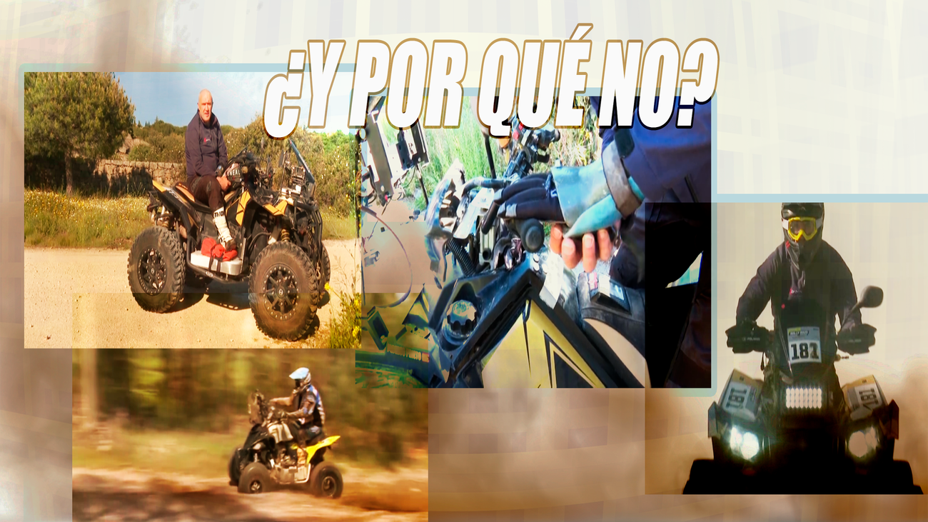 Alberto Prieto, piloto de quads, no conoce límites