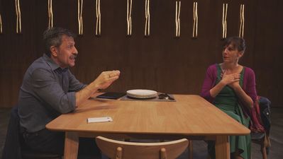 Malena Alterio y David Lorente protagonizan 'Los amigos de ellos dos' en el Teatro Español