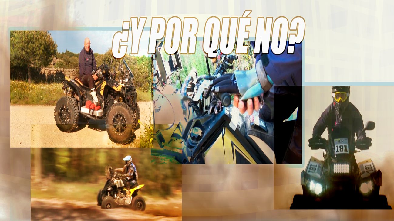 Alberto Prieto, piloto de quads, no conoce límites