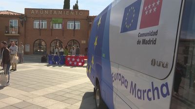'Europa marcha', un minibús recorrerá la Comunidad de Madrid para difundir la historia y los valores de la UE