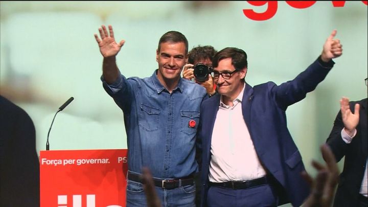 Pedro Sánchez y Salvador Illa