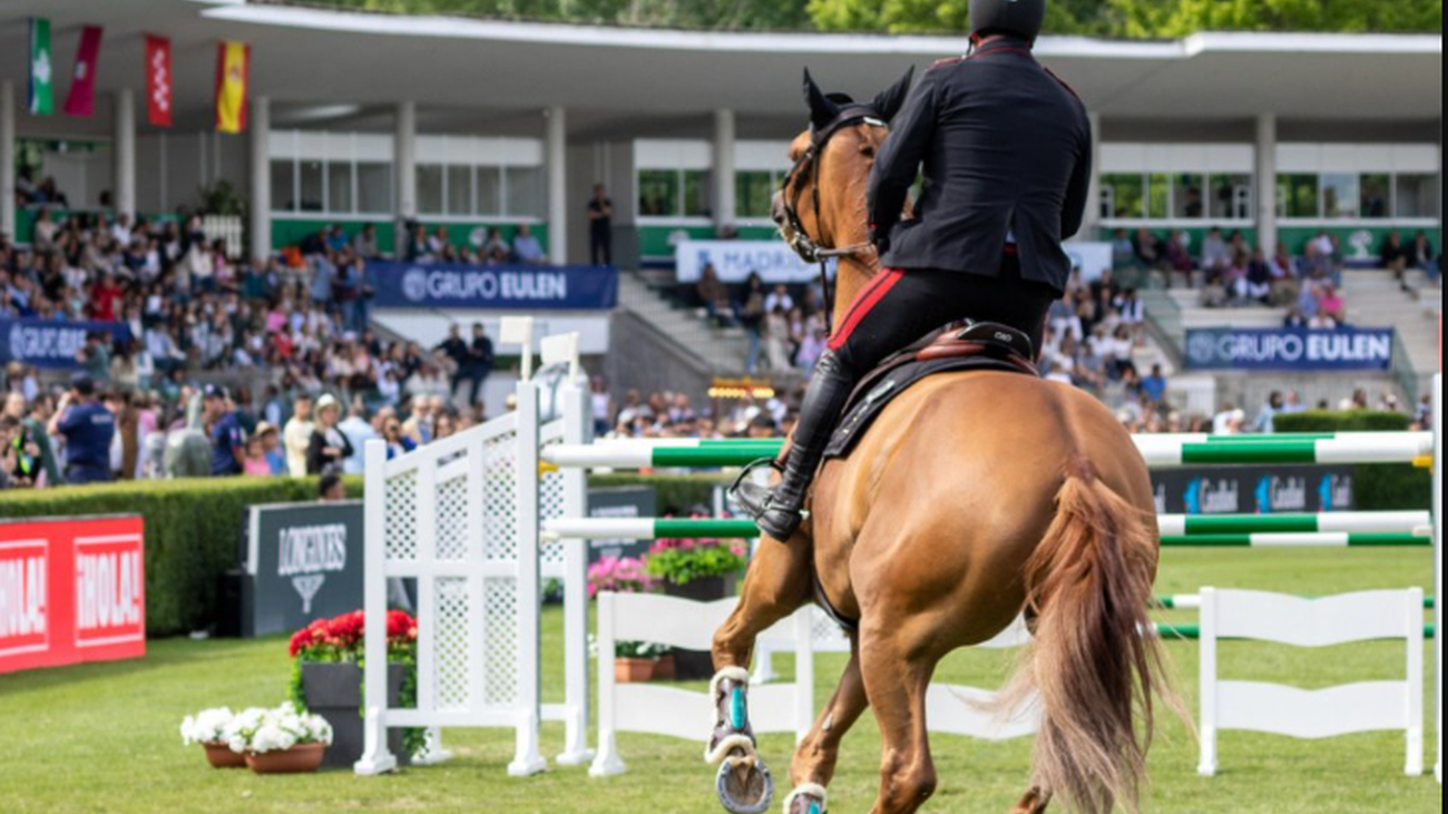 Los mejores jinetes de salto se exhiben en el Global Champions Tour Madrid
