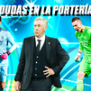 Ancelotti no entra en el debate de la portería: "Tengo un mes para pensarlo"